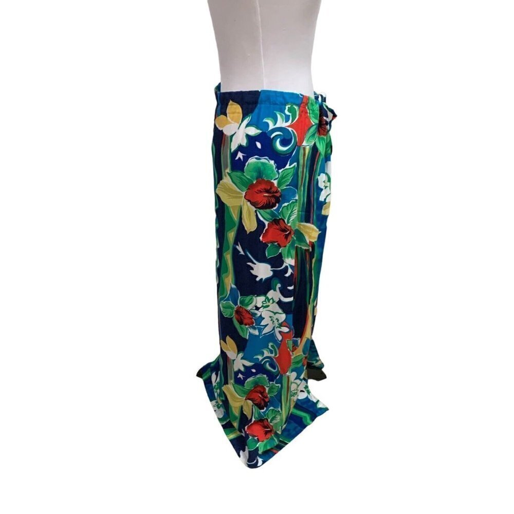 Hilo Hattie Vintage Women's Small / Medium S/M Maxi Skirt Hawaiian Print Floral - Picture 5 of 7